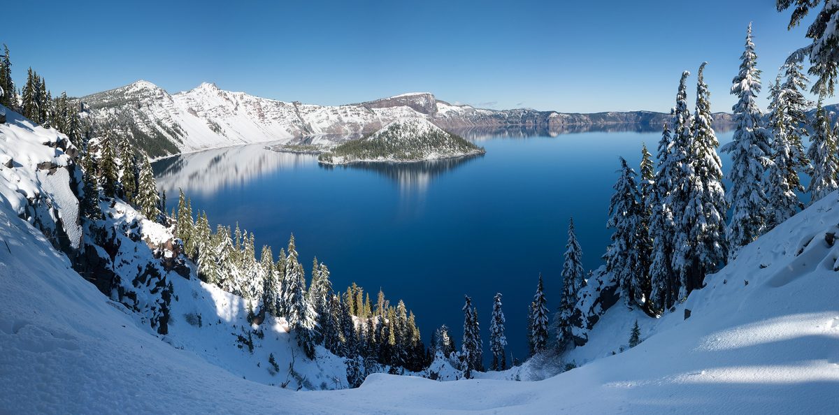 The Crater Lake Rim Drive, Oregon