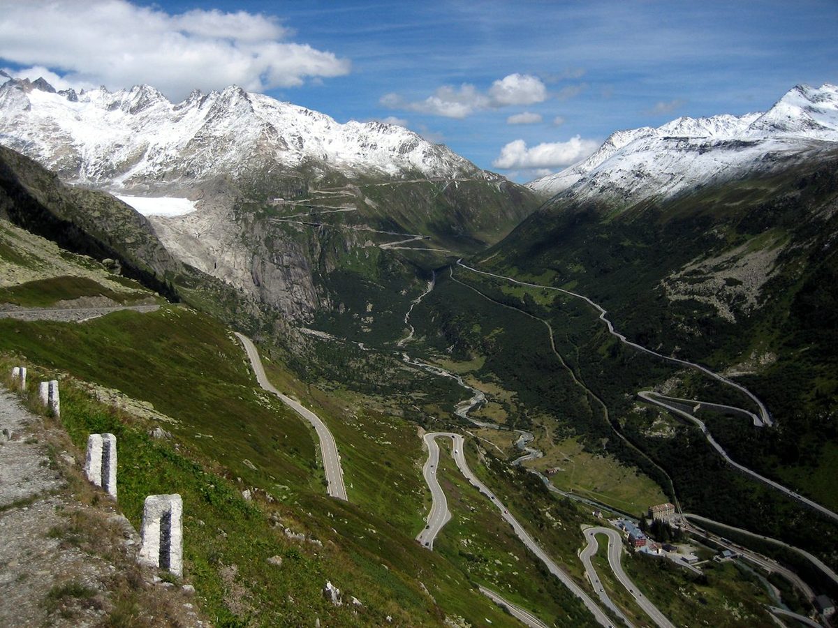 The Furka Pass, Switzerland