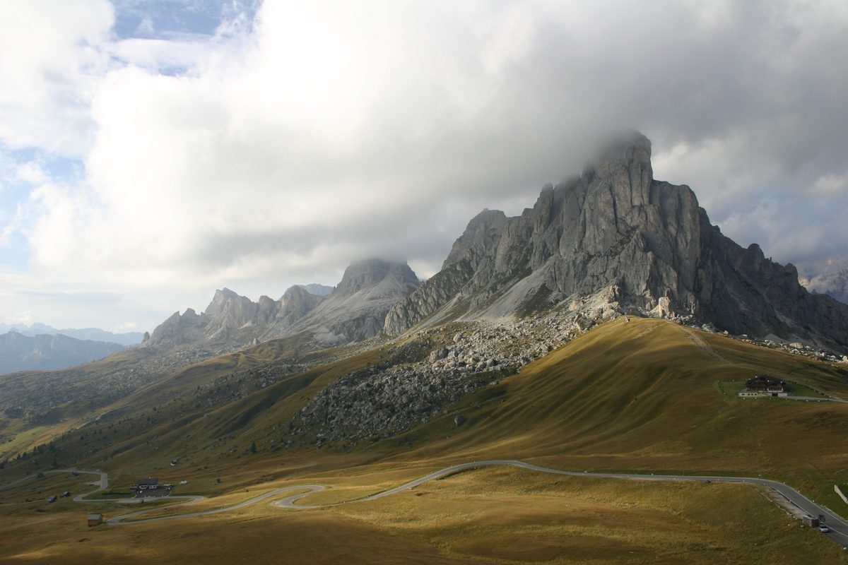 The Passo Gavia, Italy