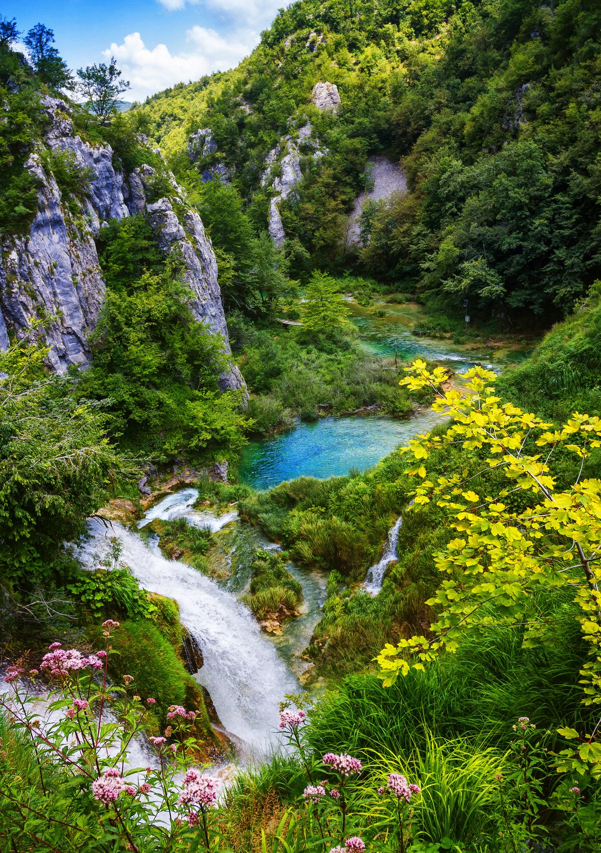 The Plitvice Lakes Boardwalks