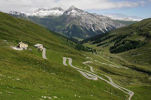 The Splügen Pass, Italy